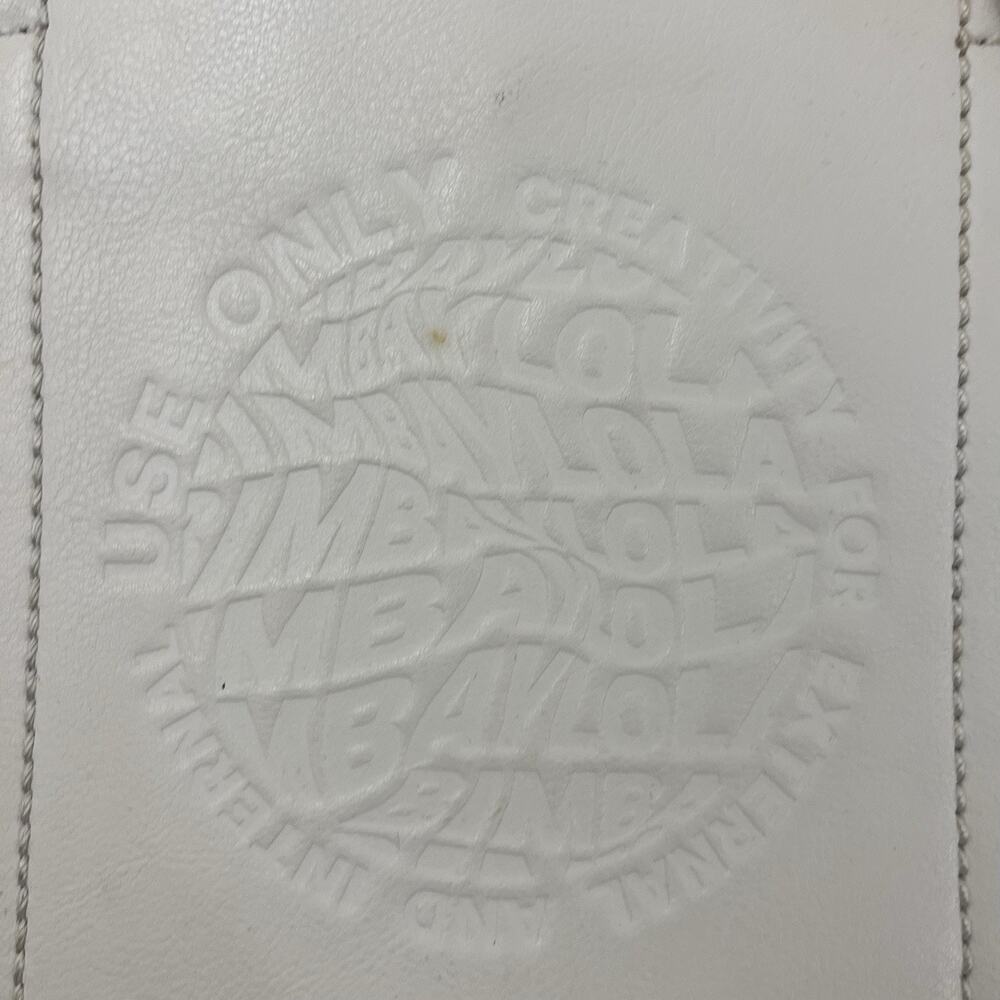 Bimba y Lola Mini Leather Crossbody Phone Bag Off White Logo Embossed - Picture 3 of 7